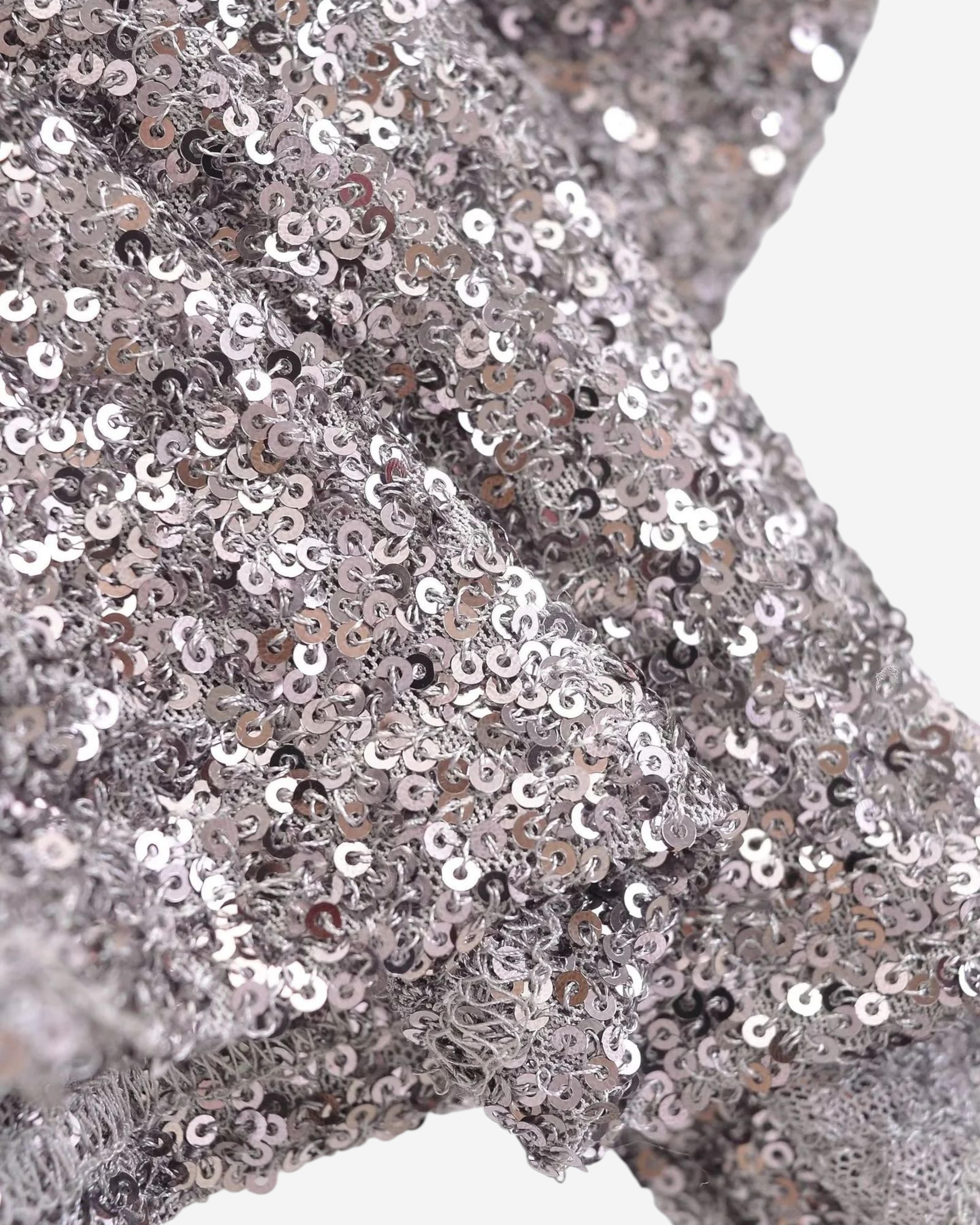 Sequin Mini Skirt with 3D Effect Detail