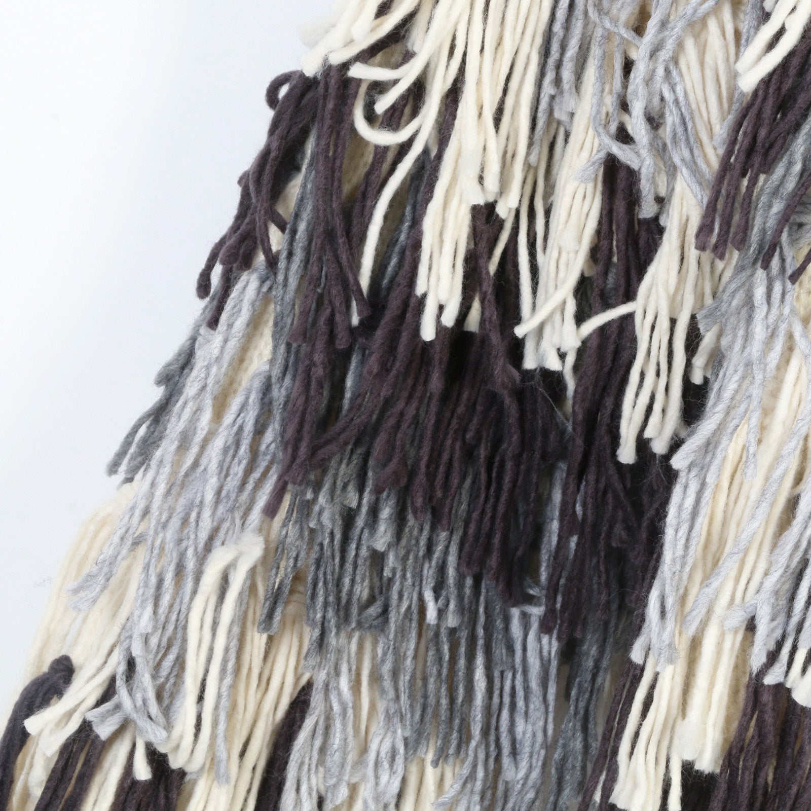 Boho Gradient Knitted Cardigan with Tassel Detail
