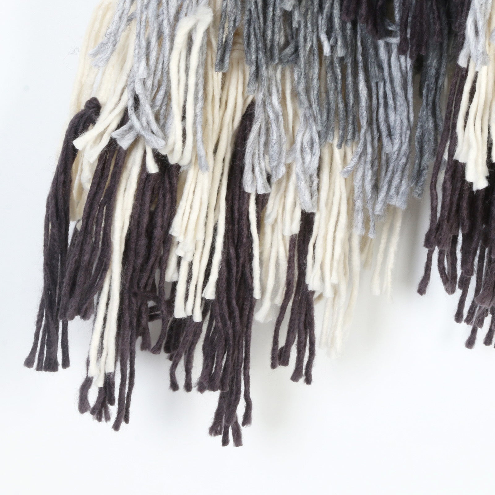 Boho Gradient Knitted Cardigan with Tassel Detail