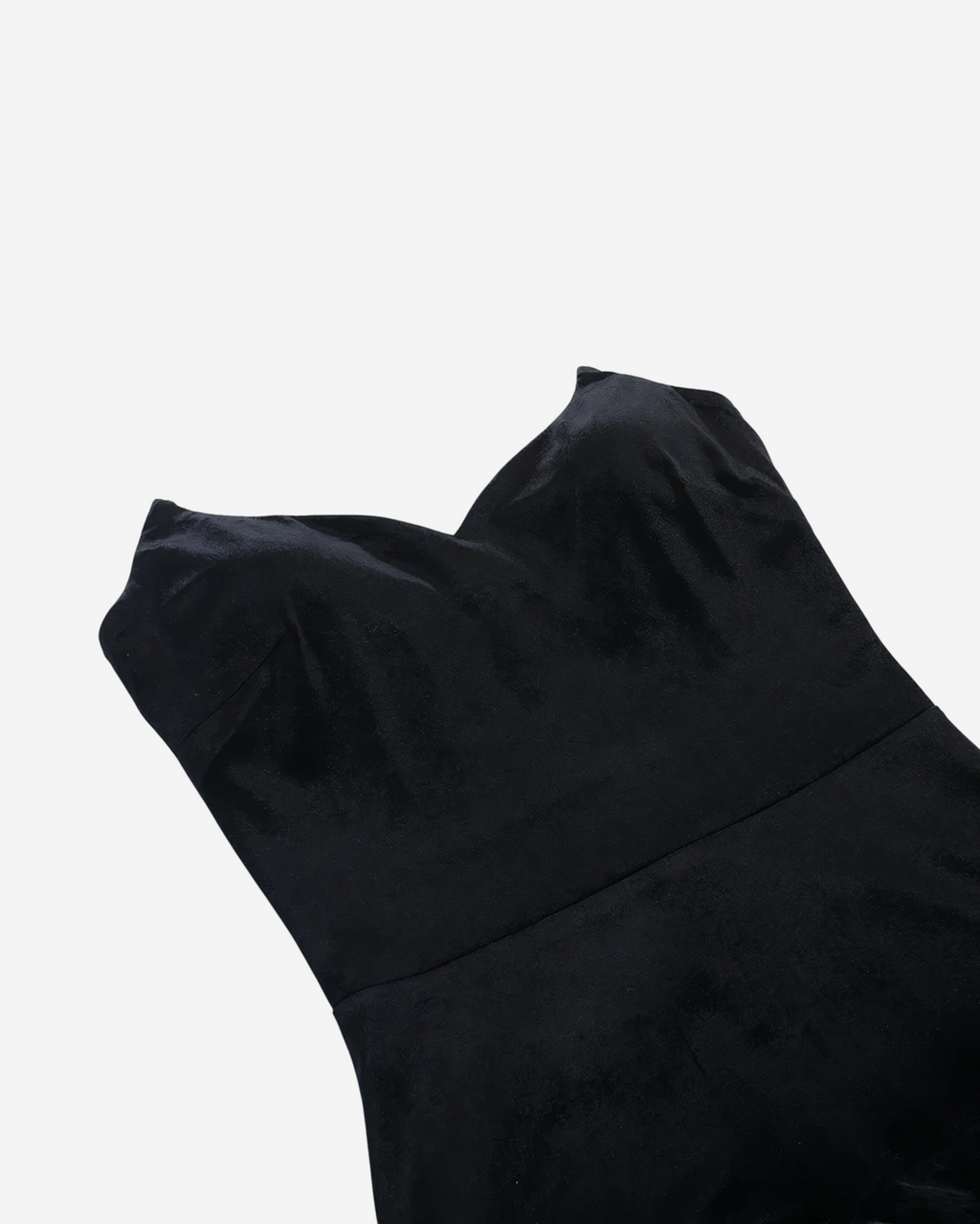 Black Feather Hem Mini Dress