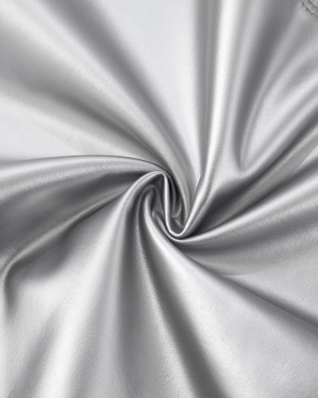 Metallic High-Waist Bodysuit [Silver]