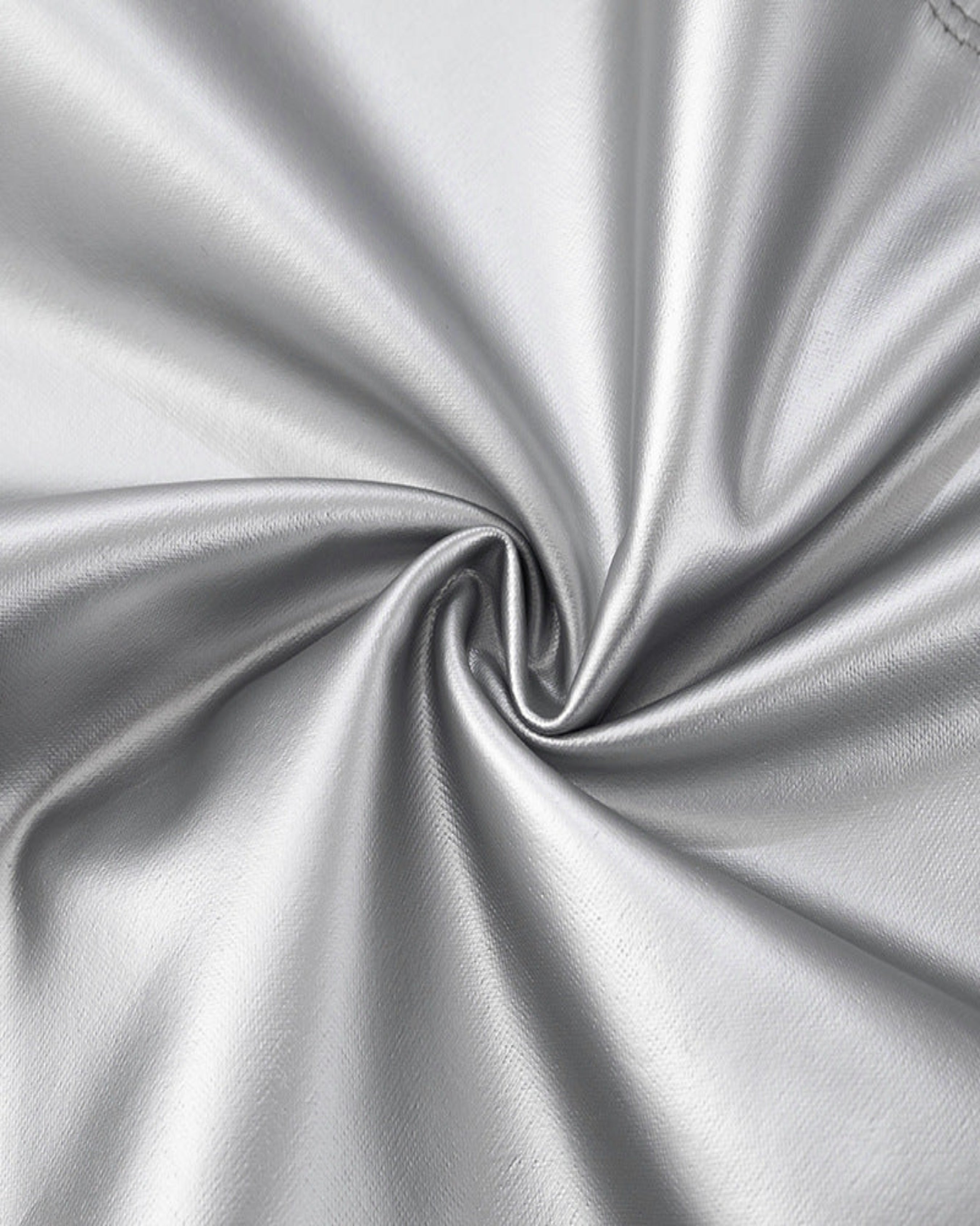 Metallic High-Waist Bodysuit [Silver]