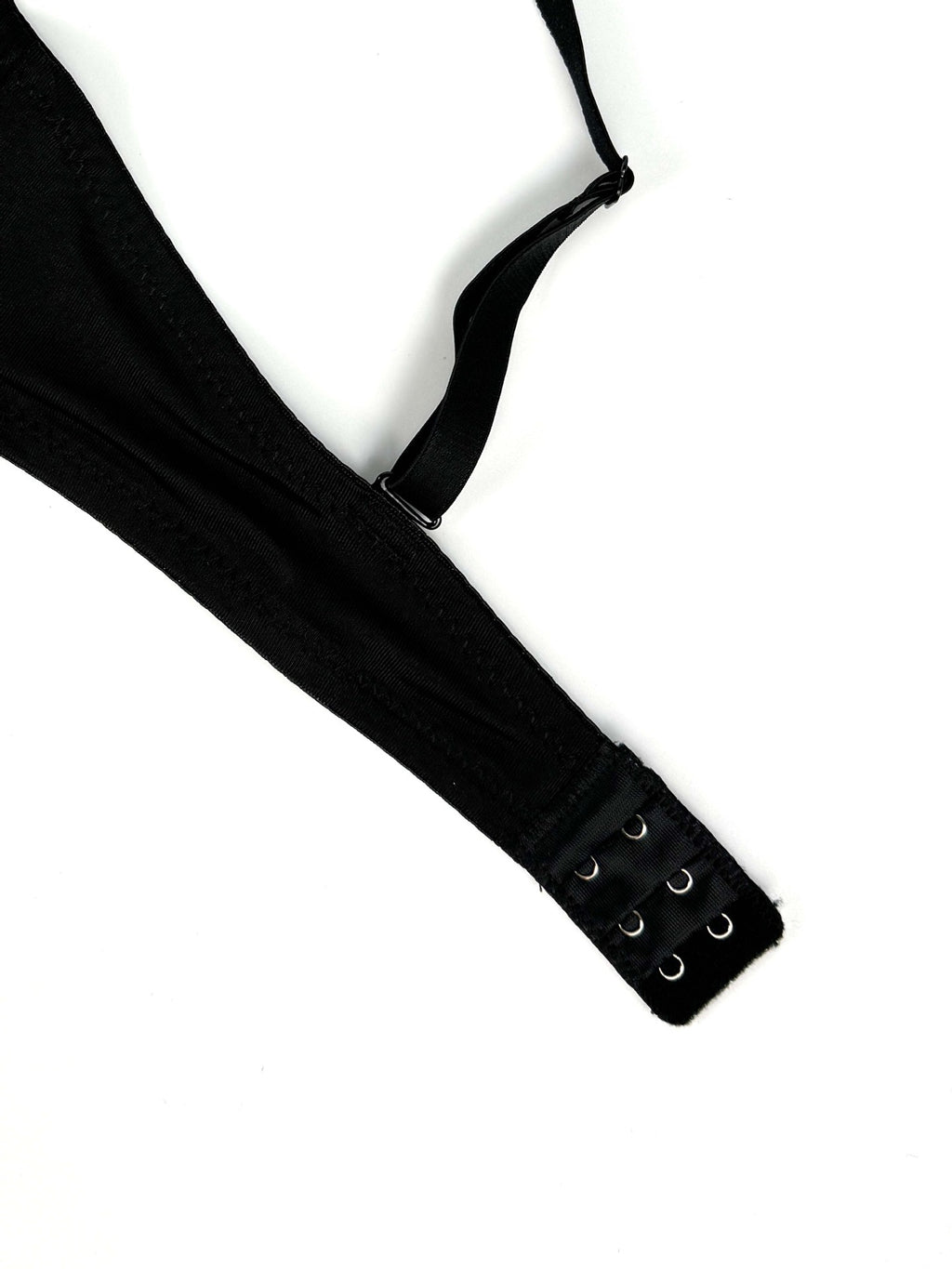 3D Rhinestone Shaping Bra [Black]