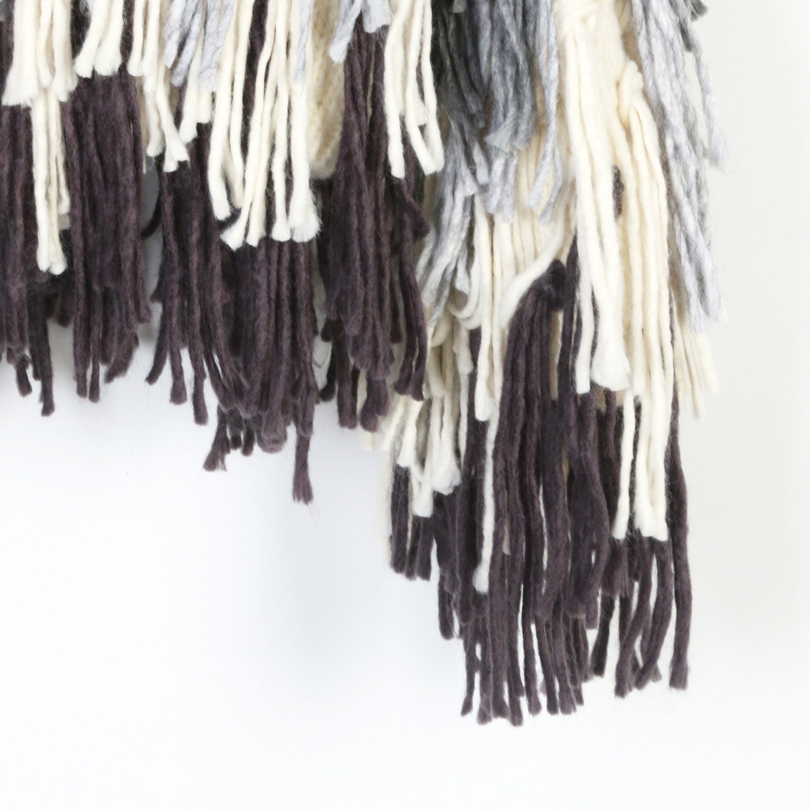 Boho Gradient Knitted Cardigan with Tassel Detail