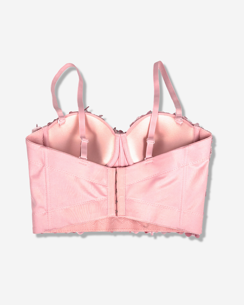 Sequined Sparkle Bustier Top