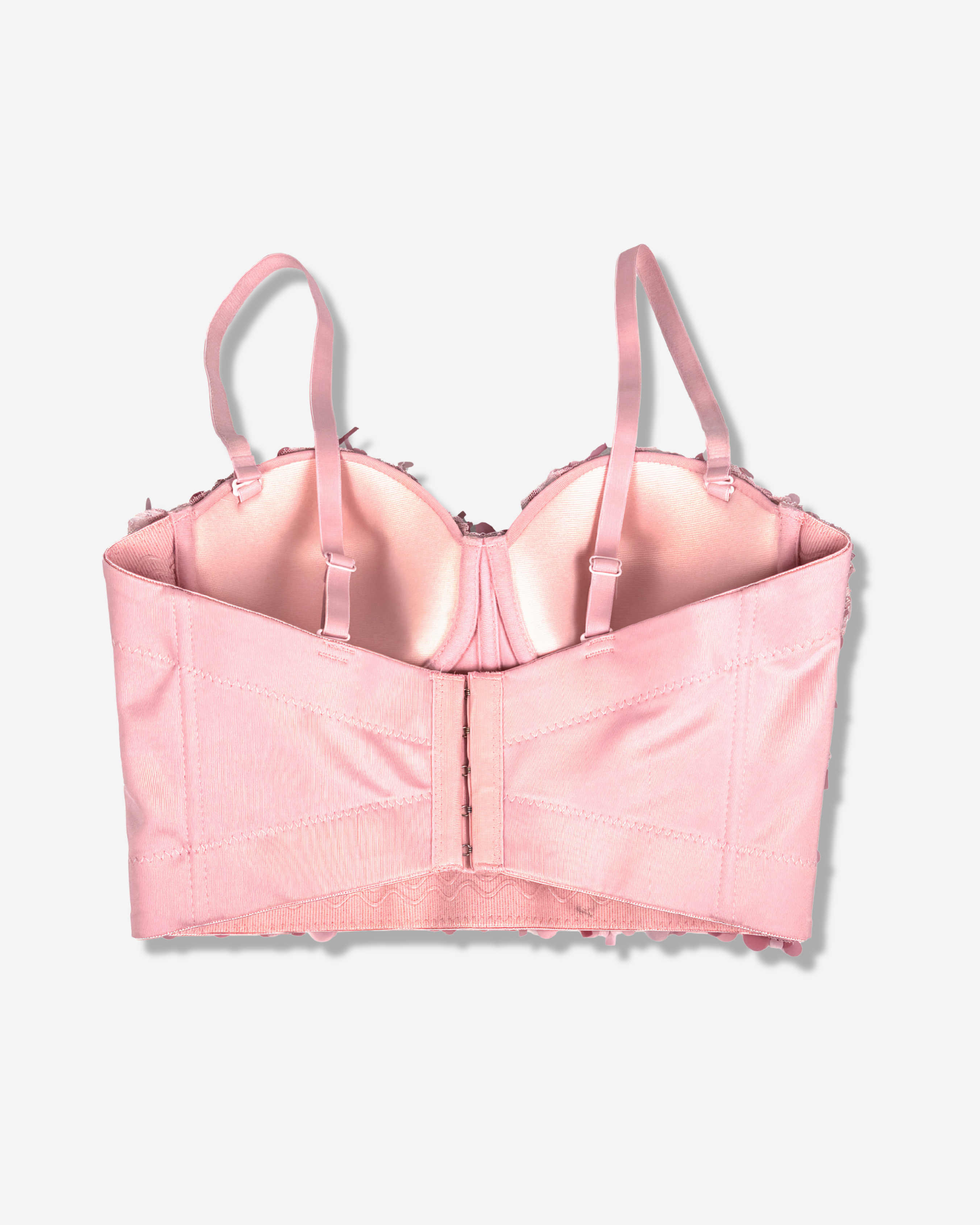 Sequined Sparkle Bustier Top