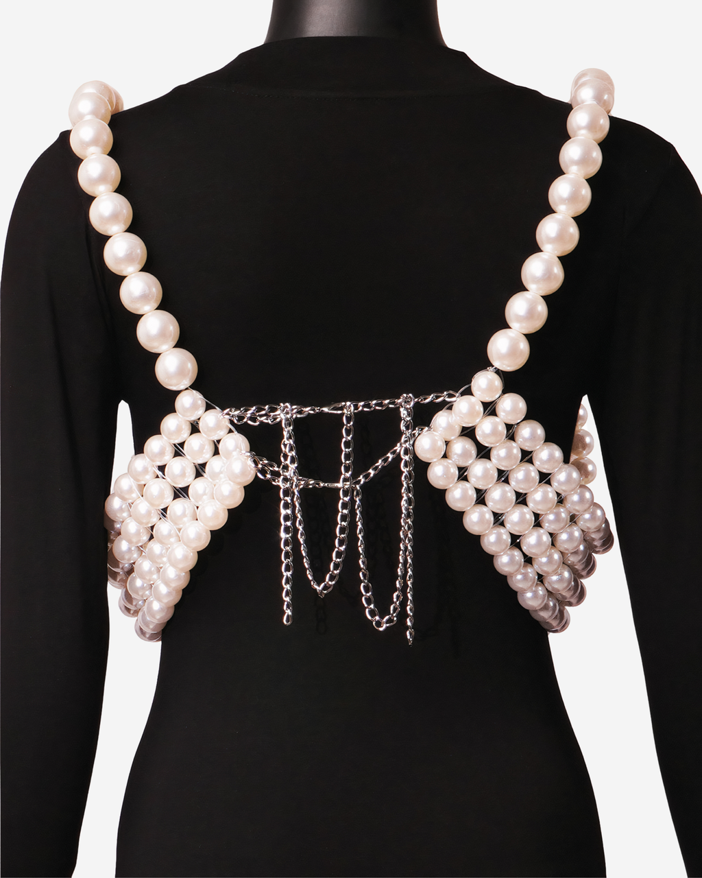 Pearl Beaded Camisole Crop Top