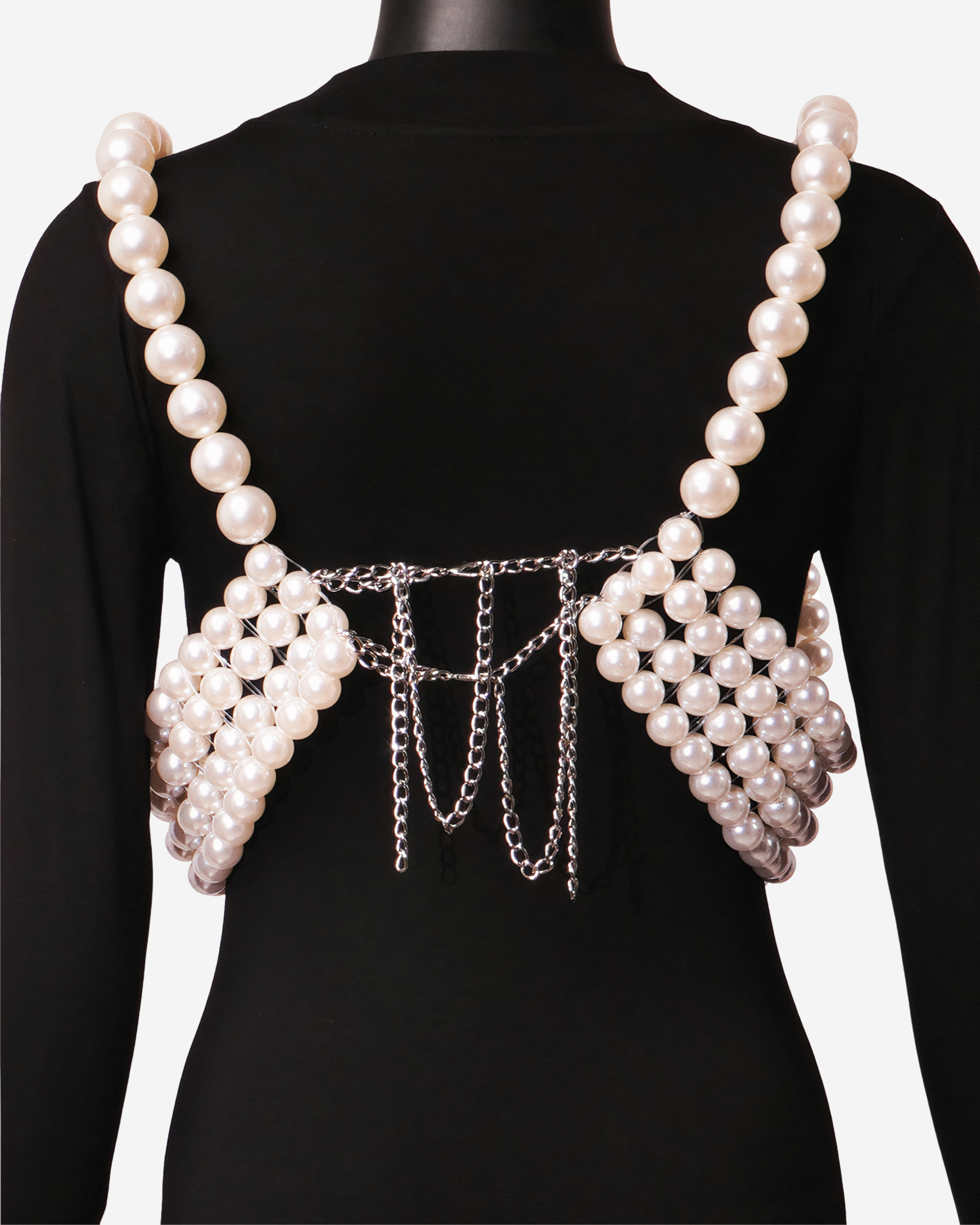 Pearl Beaded Camisole Crop Top