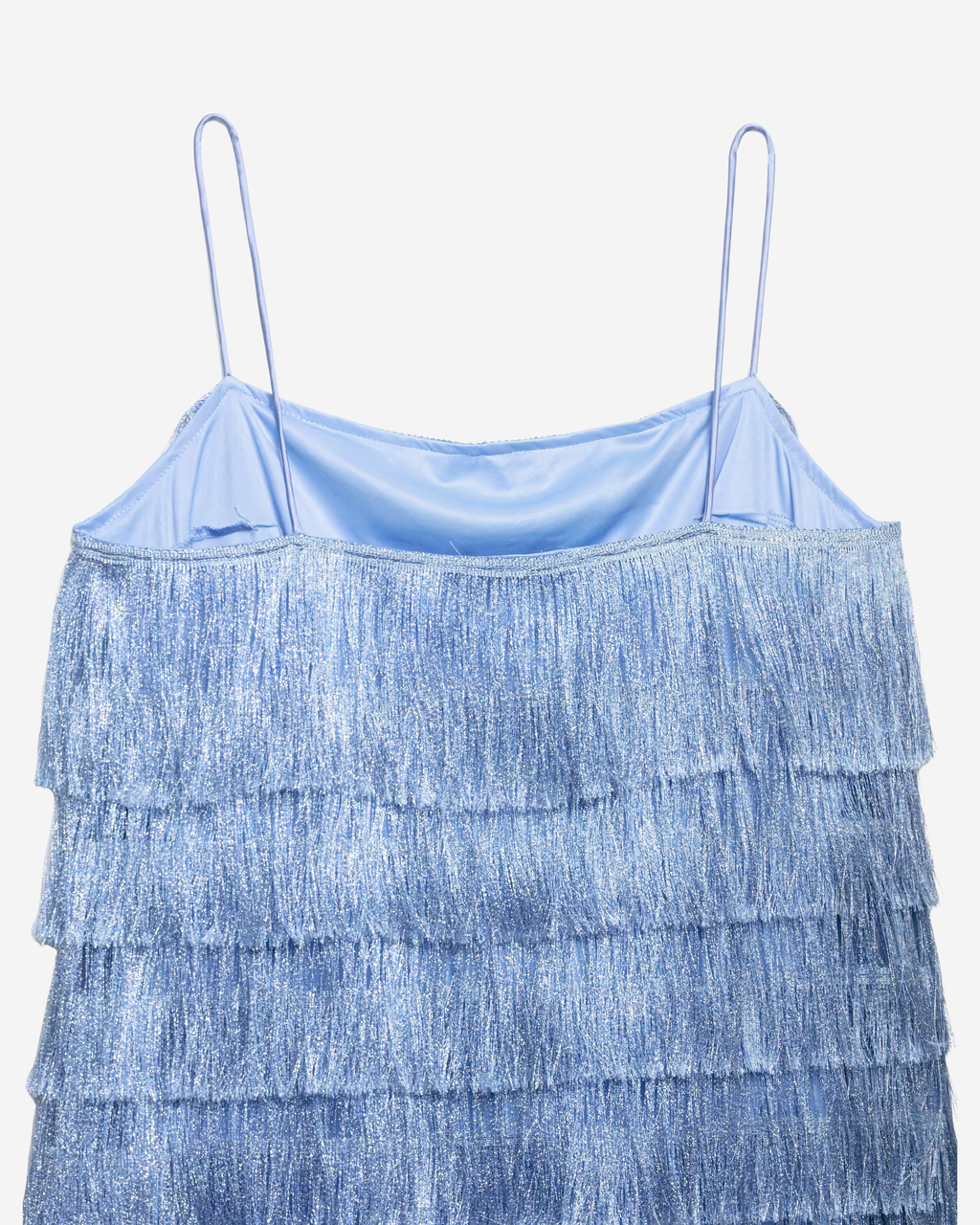Royal Blue Tassel Embellished Dress