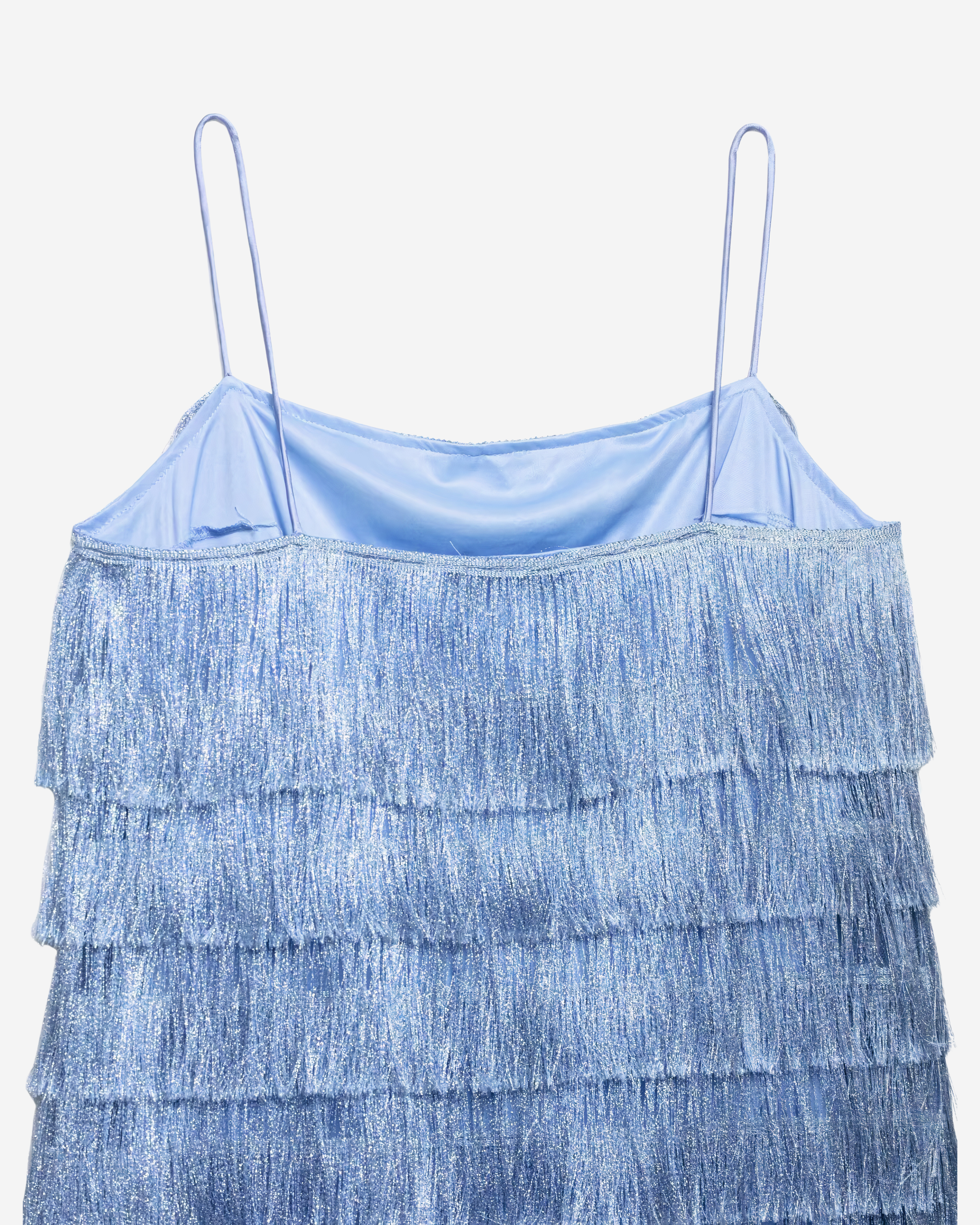 Royal Blue Tassel Embellished Dress